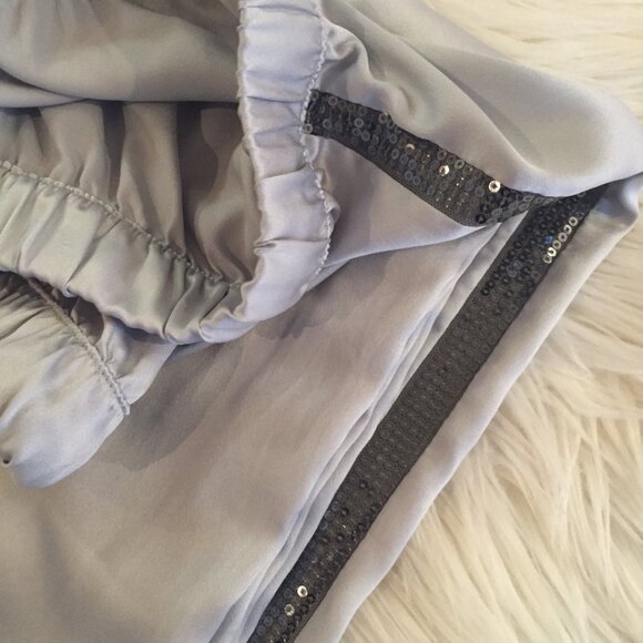 Afterhours satin sequin silver pajama pants - Picture 9 of 13